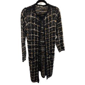 Cocobleu Long Black White Gray Brown Sweater - Brand New with Tags